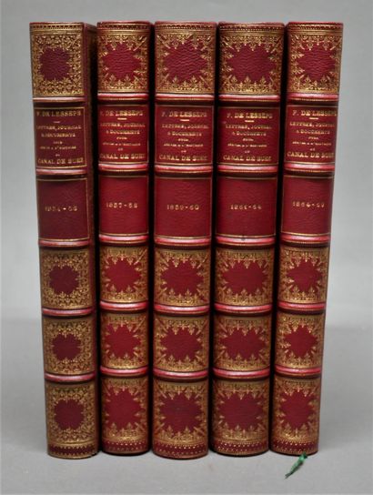 null FERDINAND DE LESSEPS. Lettres, journal et documents pour servir à l'histoire...