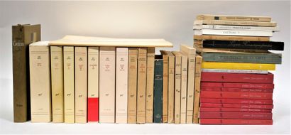 null JEAN COCTEAU. Ensemble de volumes dont 9 Cahiers ; Passé Défini, 1, 2, 3, 4,...