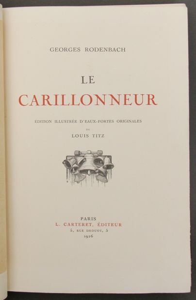 null Georges RODENBACH

Le carilloneur, 1926

Plat en maroquin mosaïqué de cloches,...