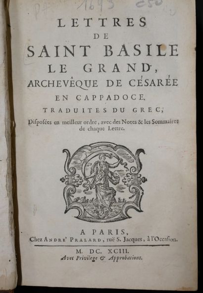 null Homélies ou sermons de Jean Chrysostome.

Hélie Josset, 1675, 2 vol, in12, pleine...