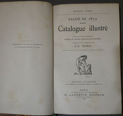 null A. G. DUMAS. 

Catalogue illustré du Salon.

1879-1886 plus le volume Supplément.

Illustré...