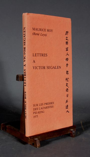 null Maurice ROY. 

Lettres à Victor Segalen. 

Sur les presses lazaristes, Pei-King,...