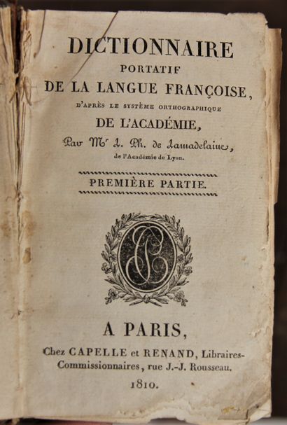 null Lot de livres du XVIIIème s. :

- H. TENCKER Formule de médecine, Lyon 1682

-...