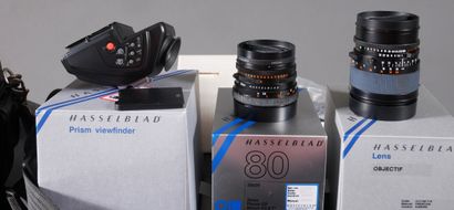 null *HASSELBLAD

- 503 CX camera with Carl Zeiss Distagon 4/50 T* lens

- Xpan camera...