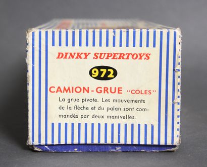 null DINKY SUPERTOYS made in England

Coles crane truck 20 tons, ref. 972 (small...