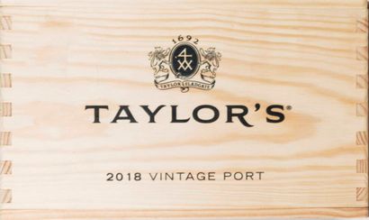 null 6 bouteilles Taylor's Porto Vintage 2018