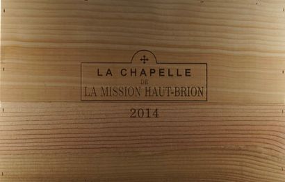 null 6 bottles La Chapelle de la Mission Haut-Brion, Pessac-Léognan 2014 Wooden ...