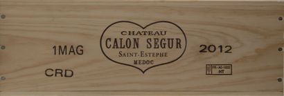 1 magnum Château Calon Ségur, 3° cru Saint-Estèphe...
