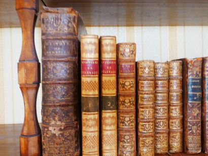null Lot de livres reliés XVIII, XIXème s. et trois vol. de la PLEIADE usagés
