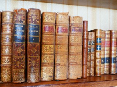 null Lot of 18th and 19th century bound books and three used volumes of the PLEI...