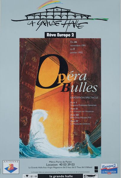 null François SCHUITEN (né en 1956). 
LA GRANDE HALLE. RÊVE EUROPE 2. OPERA BULLES,...
