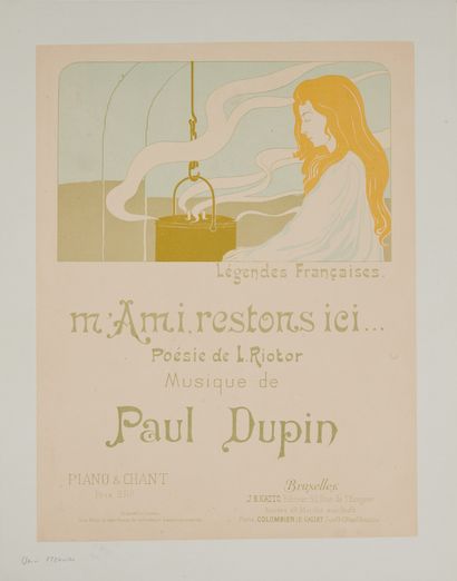null Henri MEUNIER (1873-1922). 
Lot de 2 affiches :
- LA VALLEE AUX CLOCHETTES par...