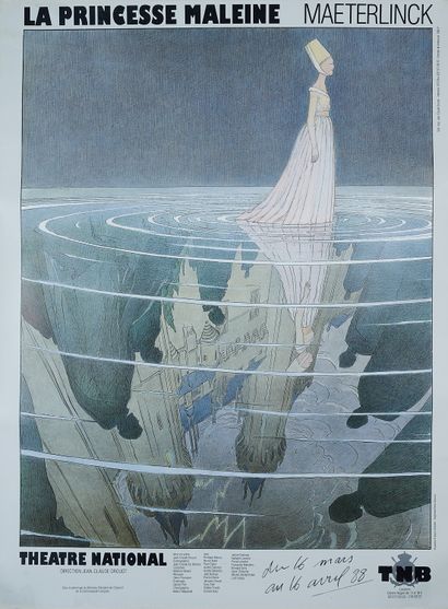 null François SCHUITEN (né en 1956). 
LA PRINCESSE MALEINE MAETERLINCK. THEATRE NATIONAL,...