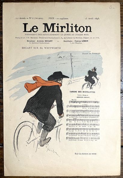 null Théophile Alexandre STEINLEN (1859-1923). 
Lot of 4 magazines among which three...