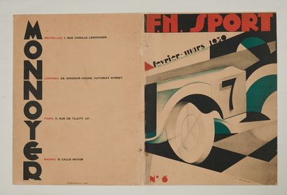 null Marcel-Louis BAUGNIET (1896-1995).
F.N. SPORT, February-March 1930.
Cover lithographed...