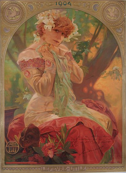 null Alfons MUCHA (1860-1939). 
SARAH BERNHARDT IN THE ROLE OF THE DISTANT PRINCESS,...