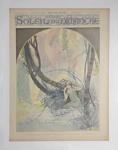 Alfons MUCHA (1860-1939). 
L'ILLUSTRE - SOLEIL...