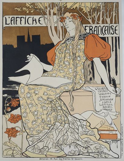 null Henry THIRIET (1873-1946). 
L'AFFICHE FRANCAISE. 
Affiche lithographiée couleurs,...