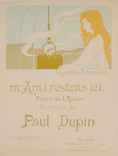 null Henri MEUNIER (1873-1922). 
Lot de 2 affiches :
- LA VALLEE AUX CLOCHETTES par...