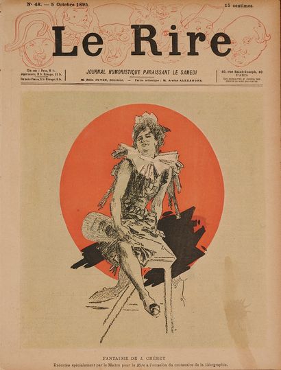 Jules CHERET (1836-1932). 
LE RIRE n°48,...