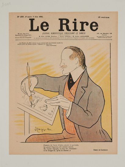 null Leonetto CAPPIELLO (1875-1942). 
Lot de 5 illustrations pour la revue LE RIRE,...