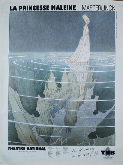 null François SCHUITEN (né en 1956). 
LA PRINCESSE MALEINE MAETERLINCK. THEATRE NATIONAL,...