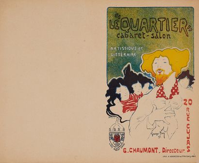 Georges FAY (1871-1916). 
LE QUARTIER Cabaret-salon,...