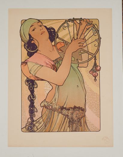 null Alfons MUCHA (1860-1939). 
SALOME pour l'Estampe Moderne
Affiche lithographiée...