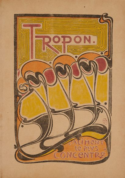 null Henry van de VELDE (1863-1957). 
TROPON. THE MOST CONCENTRATED FOOD.
Poster...
