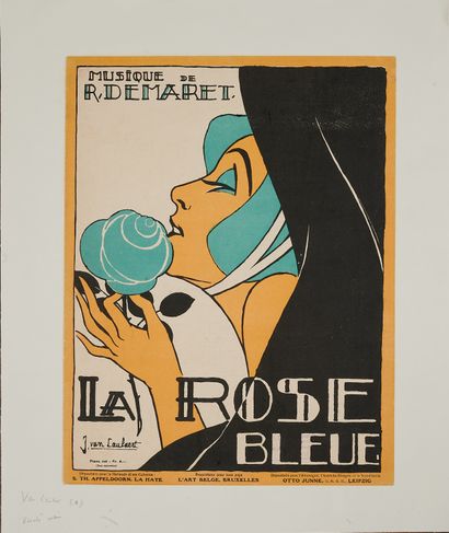 null Jean VAN CAULAERT (1897-1979).
LA ROSE BLEUE music by R. Demaret.
Cover of musical...