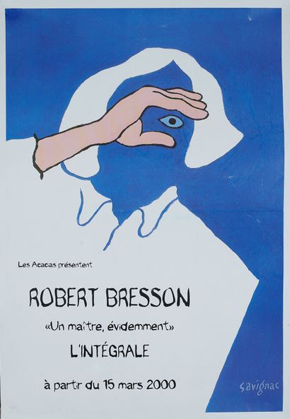 null Raymond SAVIGNAC (1907-2002). 
Les Acacias present ROBERT BRESSON a master obviously...