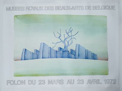 null Jean-Michel FOLON (1934-2005). 
ROYAL MUSEUMS OF FINE ARTS OF BELGIUM. FOLON...