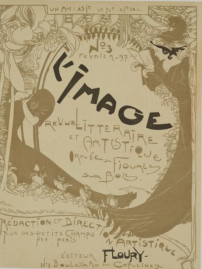 null Georges DE FEURE (1868-1943).
L'IMAGE, REVUE LITTERAIRE ET ARTISTIQUE février...