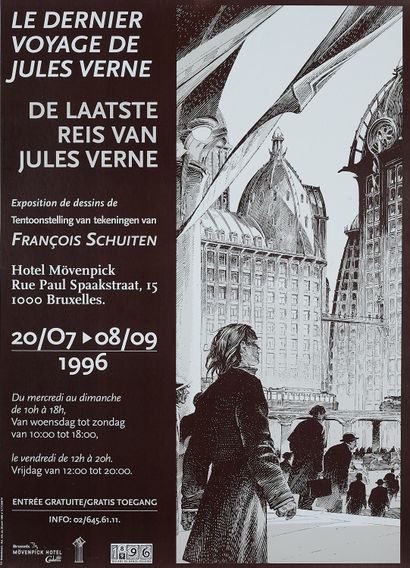 null François SCHUITEN (born in 1956). 
THE LAST VOYAGE OF JULES VERNE, BRUSSELS,...