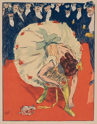 null Henri Gabriel IBELS (1867-1936)
Dancer putting on her slippers.
Poster lithographed...