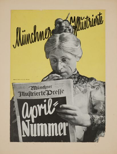 null Lot d'affichettes allemandes dont certaines de Richard LINDNER , 10 pièces au...