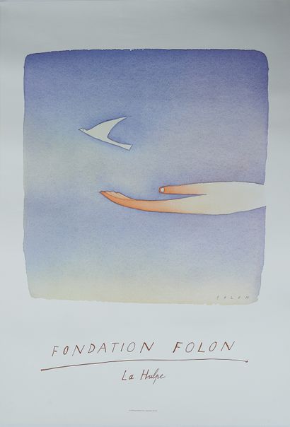 null Jean-Michel FOLON (1934-2005).
FOLON LA HULPE FOUNDATION, 2000.
Poster printed...