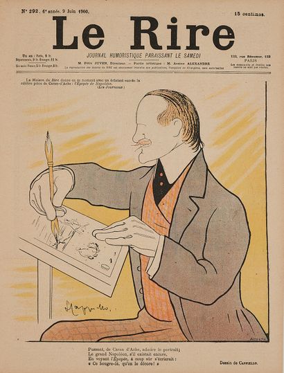 null Leonetto CAPPIELLO (1875-1942). 
Lot of 5 illustrations for the magazine LE...
