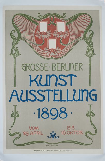 null Eduard LIESEN (1866-?) 
GROSSE BERLINER. KUNST AUSSTELLUNG, 1898, Otto v. Holten,...