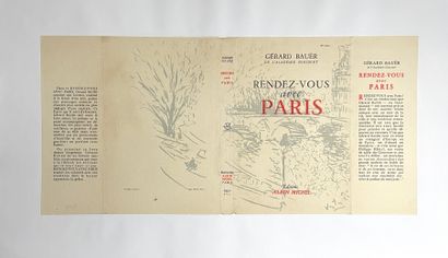 null Marcel VERTES 
RENDEZ-VOUS AVEC PARIS de Gérard BAUËR. 
Couverture de livre...