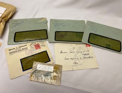 null 3 Lots: Stamps of France detached, arranged in envelopes including N°2 obl.,...