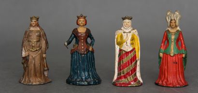 null Gustave VERTUNNI

Figurines en plomb polychrome :

Blanche de Castille – Jeanne...