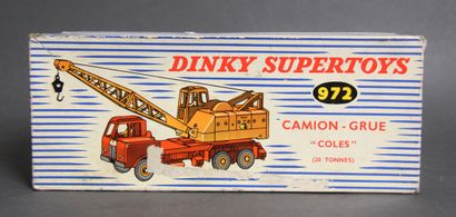 null DINKY SUPERTOYS made in England

Camion grue Coles 20 tonnes, ref. 972 (petits...