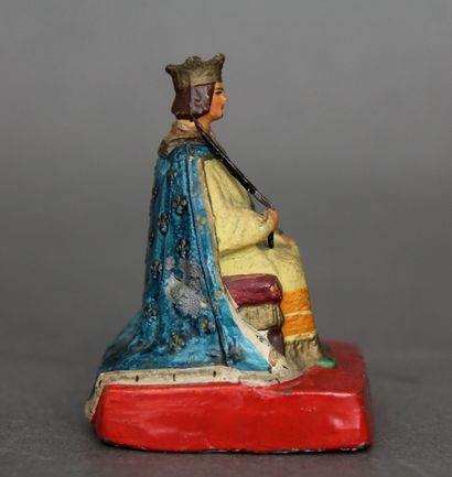 null Gustave VERTUNNI

Figurines en plomb polychrome :

Louis IX sur son trône (Saint...