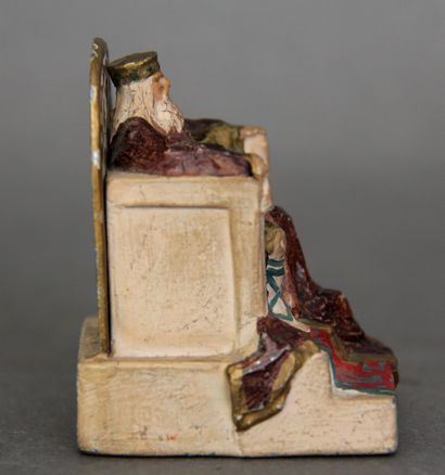 null Gustave VERTUNNI

Figurine en plomb polychrome :

Charlemagne sur son trône...