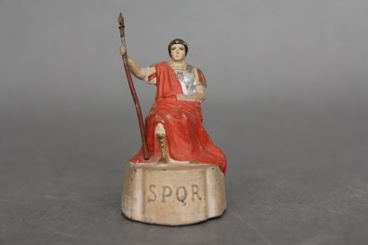 null Gustave VERTUNNI

Figurine en plomb polychrome :

Jules César sur son trône...