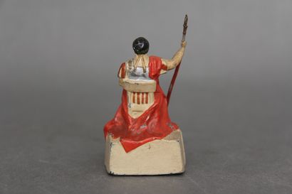 null Gustave VERTUNNI

Figurine en plomb polychrome :

Jules César sur son trône...