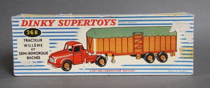 null DINKY SUPERTOYS made in France

Tracteur willeme et semi-remorque bachée, ref....