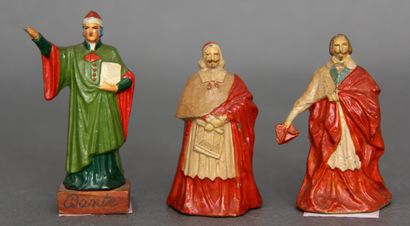 null Gustave VERTUNNI

Figurines en plomb polychrome :

Mazarin – Cardinal de Richelieu...