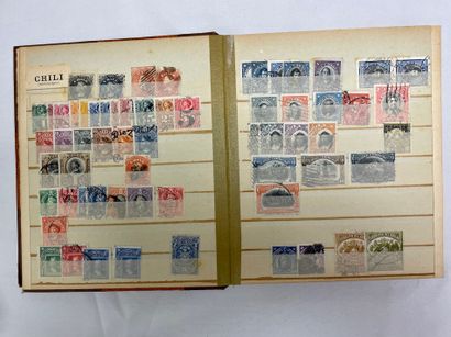 null 10 Albums : World stamps of which Commonwealth well represented + Europe of...